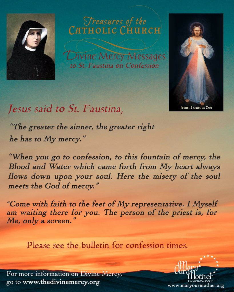Divine Mercy Confession Phone Image