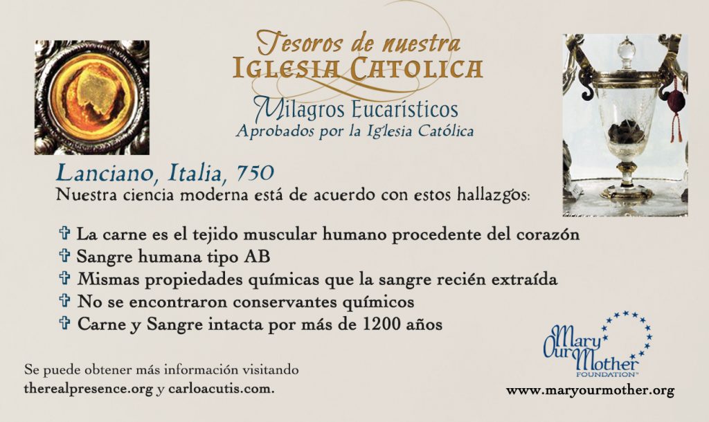 Spanish Lanciano Card Front